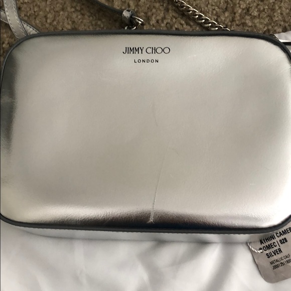 Jimmy Choo Bags Jimmy Choo Athini Camera Bag Silver Nwt Poshmark